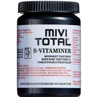 Mivitotal B-vitaminer Kosttilskud 90 stk - Mivitotal