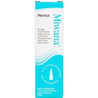 Miwana Næsespray Menthol Medicinsk udstyr 30 ml - Miwana