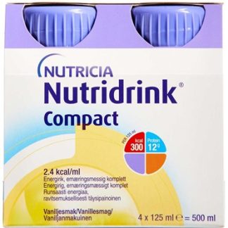 Nutridrink Compact Vanille 4 x 125 ml - Nutridrink