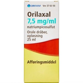 Orilaxal 7,5 mg/ml 25 ml Orale dråber, opløsning - Orifarm generics