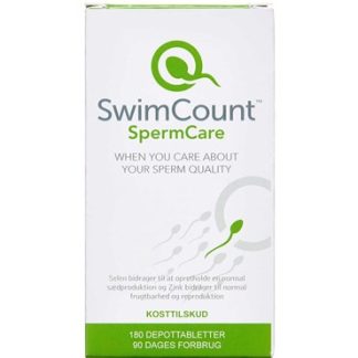 Swimcount Spermcare Kosttilskud 180 stk - swimcount