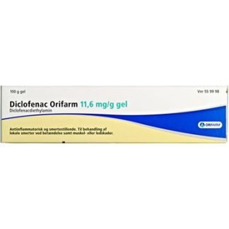 Diclofenac "Orifarm" 11,6 mg/g 100 g Gel - Orifarm generics