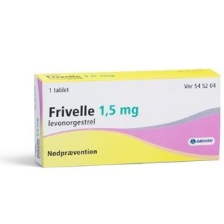 Frivelle 1,5 mg (Håndkøb, apoteksforbeholdt) 1 stk Tabletter - Orifarm generics