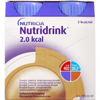 Nutridrink 2.0 Kcal Mokka 4 x 200 ml - Nutridrink