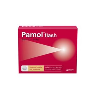 Pamol Flash 250 mg 12 stk Dispergibletabletter - pamol