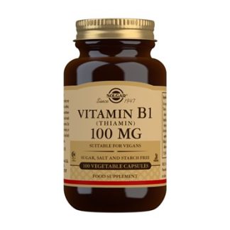 SOLGAR B1-VITAMIN 100 mg (Thiamin) Kosttilskud 100 stk - SOLGAR